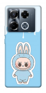 Чехол Labubu blue для Infinix Note 40 Pro 4G