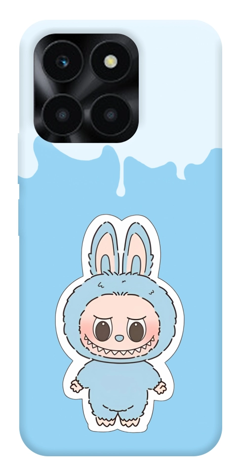 Чехол Labubu blue для Huawei Honor X6a