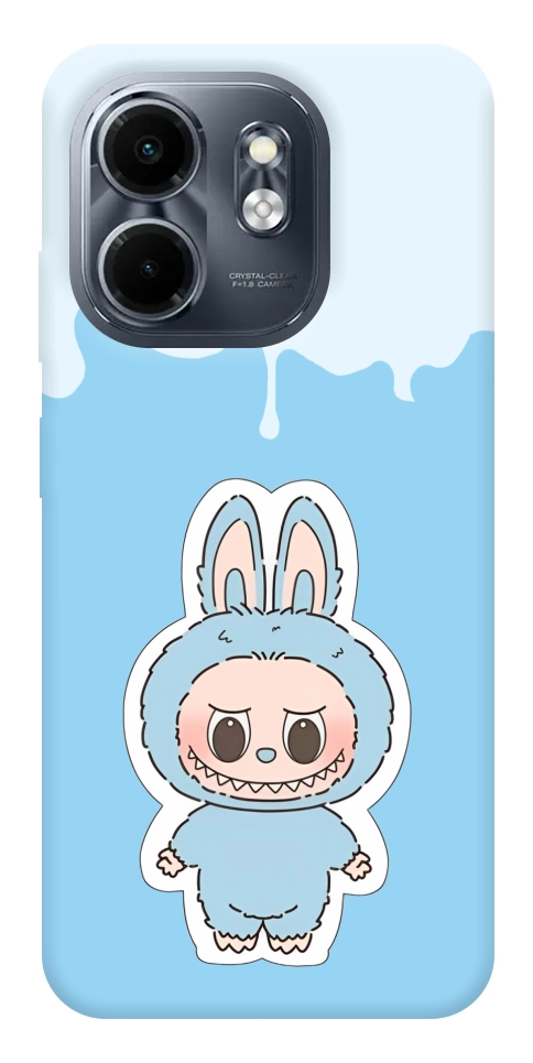 Чохол Labubu blue для Infinix Smart 9 4G