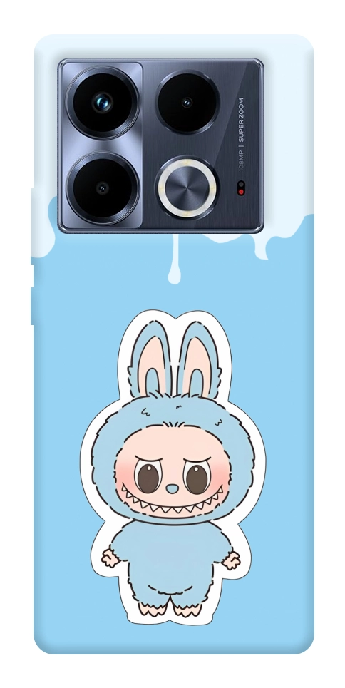 Чехол Labubu blue для Infinix Note 40 4G