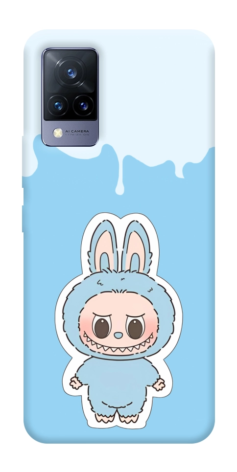 Чехол Labubu blue для Vivo V21