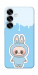 Чохол Labubu blue для Galaxy S25+