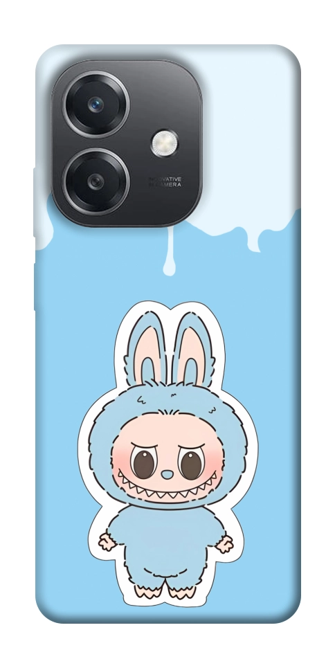 Чохол Labubu blue для Oppo A3 4G