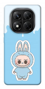 Чехол Labubu blue для Xiaomi Redmi Note 14 Pro 5G