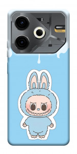 Чохол Labubu blue для TECNO Pova 6 Neo (LI6)