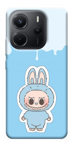 Чохол Labubu blue для Xiaomi Redmi Note 14 4G (Europe version)