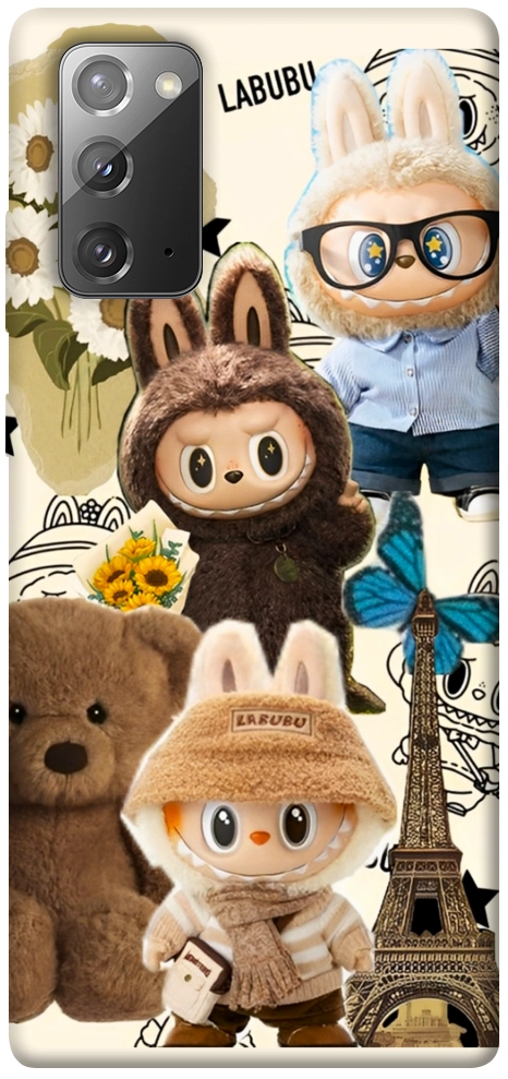 Чохол Labubu mood для Galaxy Note 20