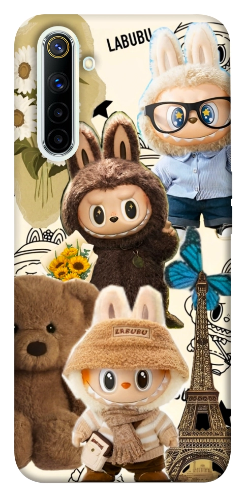 Чехол Labubu mood для Realme 6