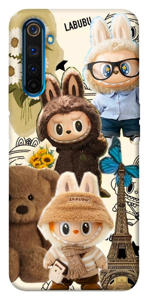 Чехол Labubu mood для Realme 6 Pro
