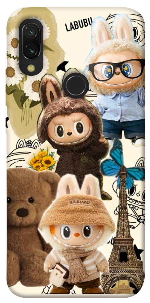 Чохол Labubu mood для Xiaomi Redmi 7