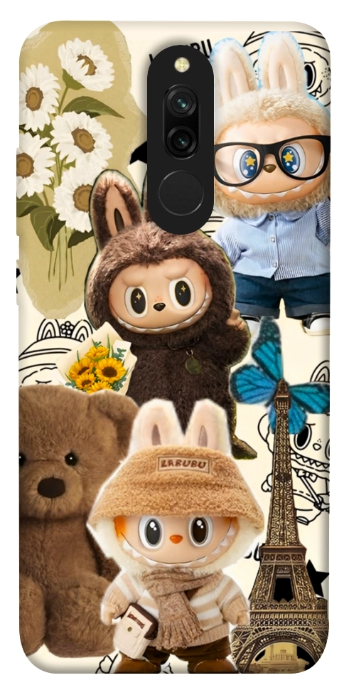 Чохол Labubu mood для Xiaomi Redmi 8