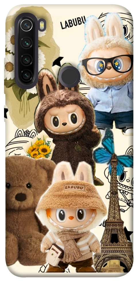 Чохол Labubu mood для Xiaomi Redmi Note 8T