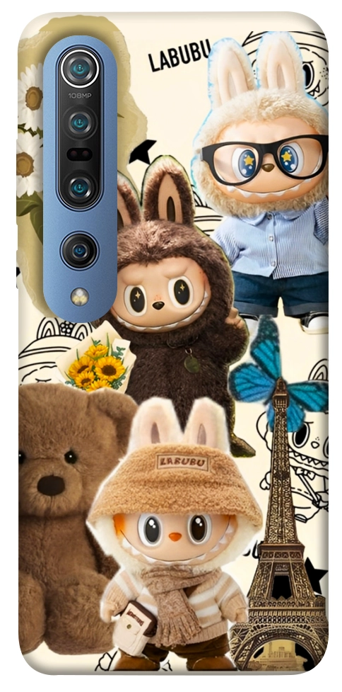 Чехол Labubu mood для Xiaomi Mi 10