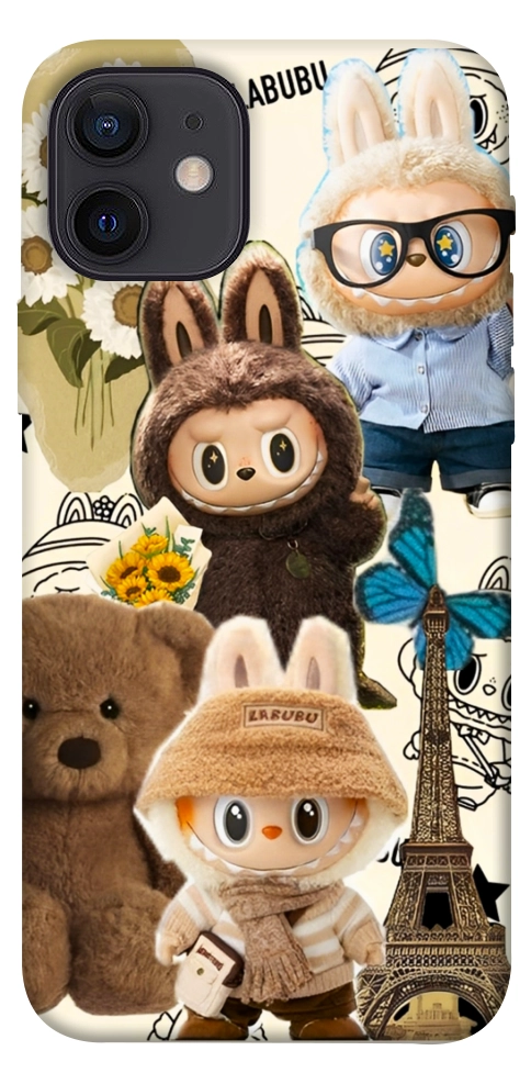 Чехол Labubu mood для iPhone 12