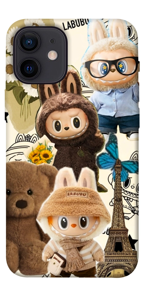 Чехол Labubu mood для iPhone 12 mini