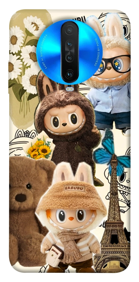 Чехол Labubu mood для Xiaomi Redmi K30