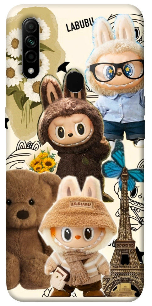 Чехол Labubu mood для Oppo A31