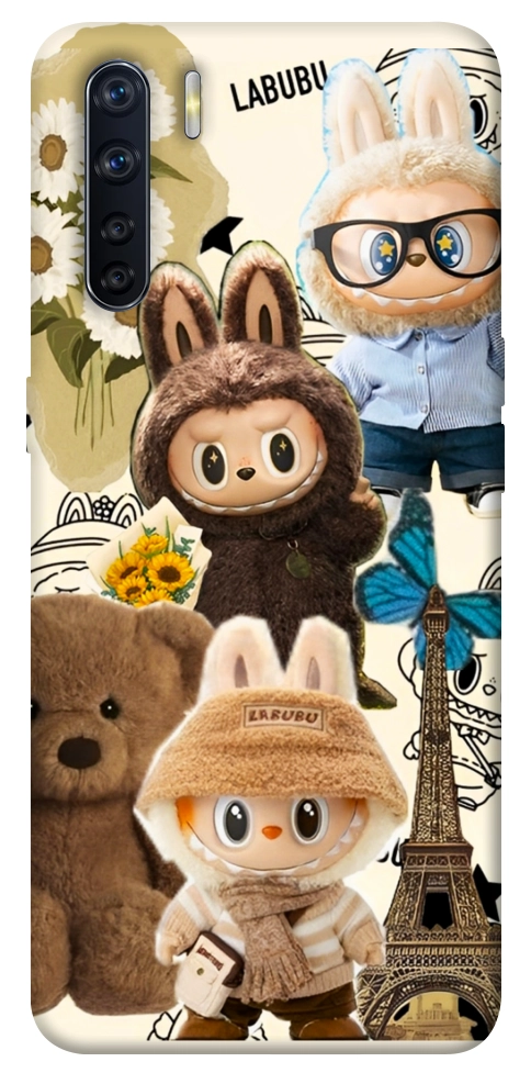 Чохол Labubu mood для Oppo A91