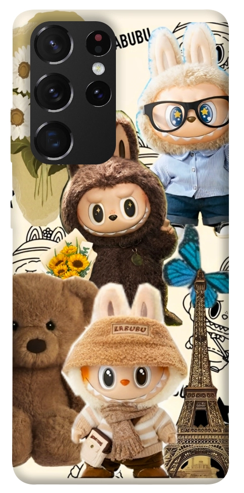 Чехол Labubu mood для Galaxy S21 Ultra