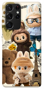 Чехол Labubu mood для Galaxy S21 Ultra