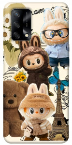 Чехол Labubu mood для Oppo A74 4G