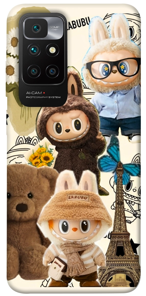 Чехол Labubu mood для Xiaomi Redmi 10