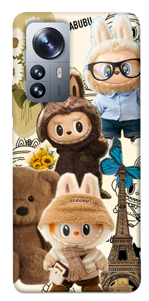 Чехол Labubu mood для Xiaomi 12