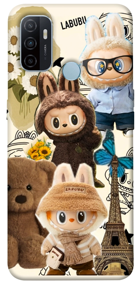 Чохол Labubu mood для Oppo A32