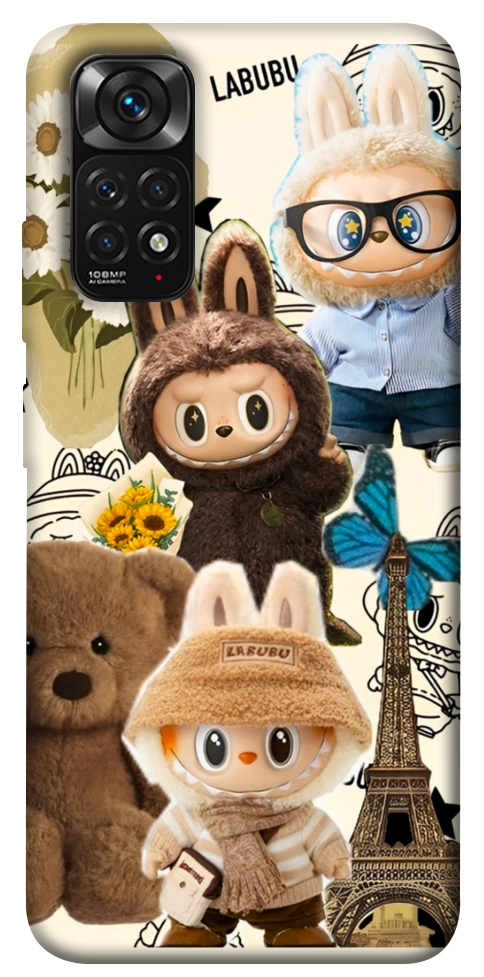 Чохол Labubu mood для Xiaomi Redmi Note 11 (Global)