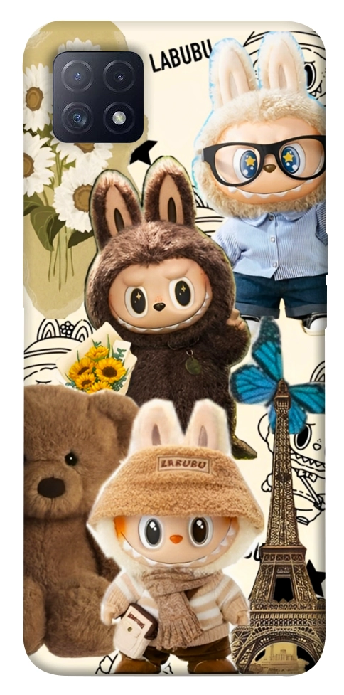 Чехол Labubu mood для Oppo A73 5G