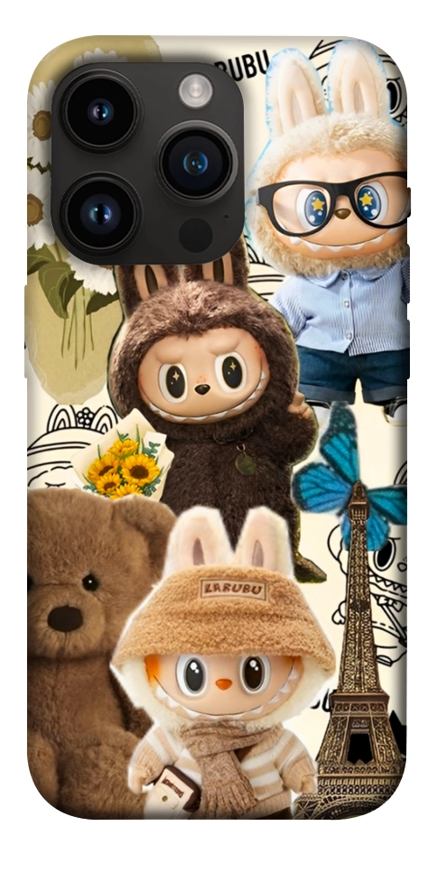 Чехол Labubu mood для iPhone 14 Pro