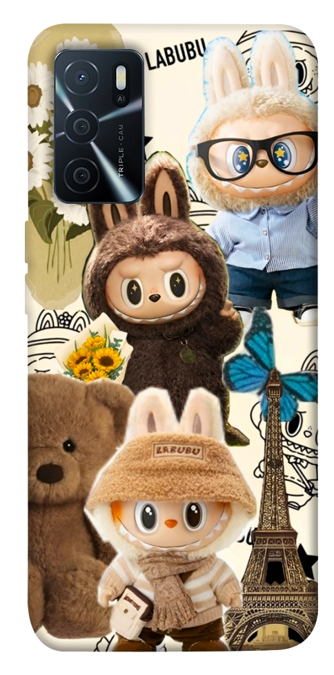 Чохол Labubu mood для Oppo A16