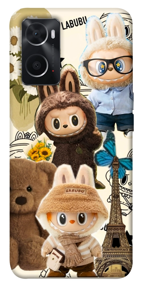 Чехол Labubu mood для Oppo A76 4G