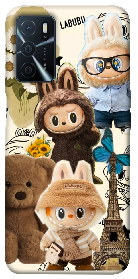 Чехол Labubu mood для Oppo A54s