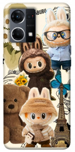 Чохол Labubu mood для Oppo Reno 7 4G