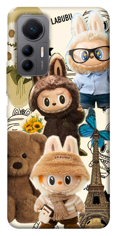 Чехол Labubu mood для Xiaomi 12 Lite