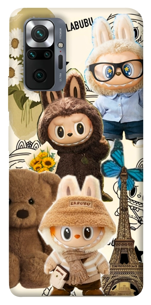 Чехол Labubu mood для Xiaomi Redmi Note 10 Pro Max
