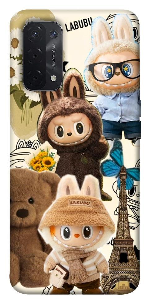 Чехол Labubu mood для Oppo A74 5G