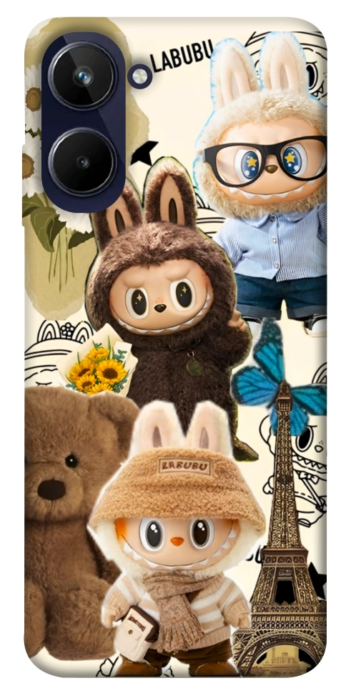 Чехол Labubu mood для Realme 10 4G