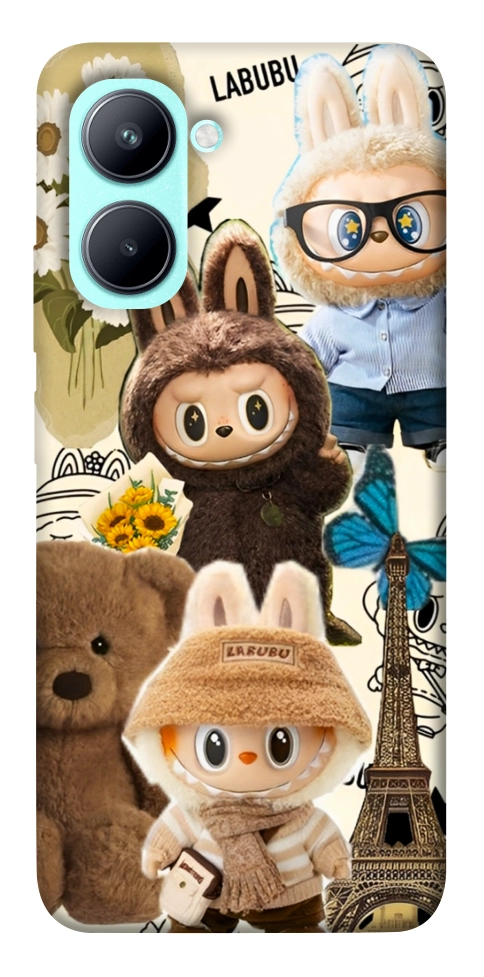 Чехол Labubu mood для Realme C33