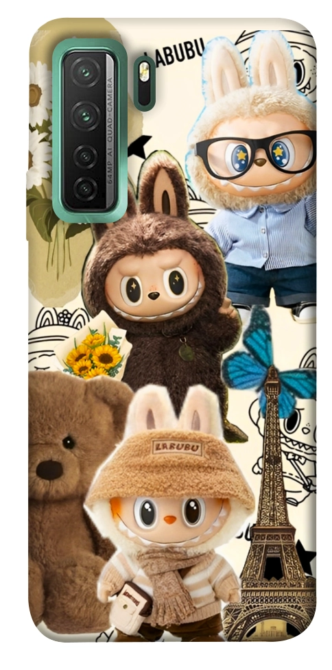 Чохол Labubu mood для Huawei nova 7 SE