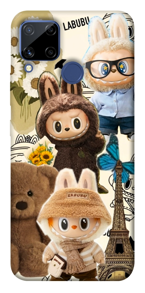 Чехол Labubu mood для Realme C15