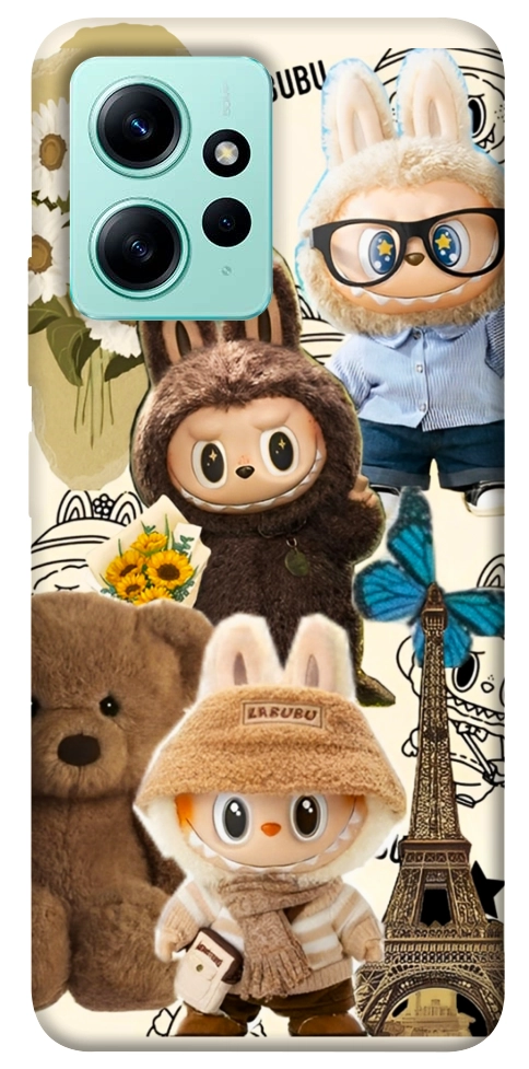 Чохол Labubu mood для Xiaomi Redmi Note 12 4G