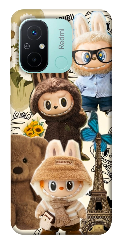 Чехол Labubu mood для Xiaomi Redmi 12C