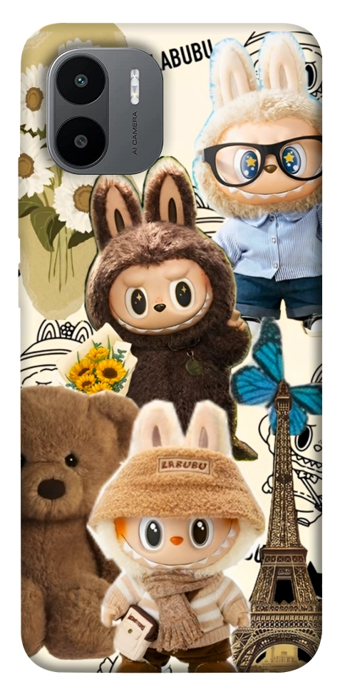 Чехол Labubu mood для Xiaomi Poco C50