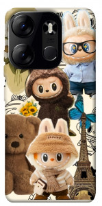 Чохол Labubu mood для Tecno Spark Go 2023