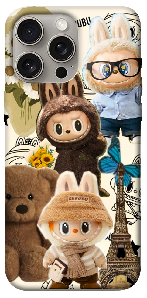 Чохол Labubu mood для iPhone 15 Pro Max