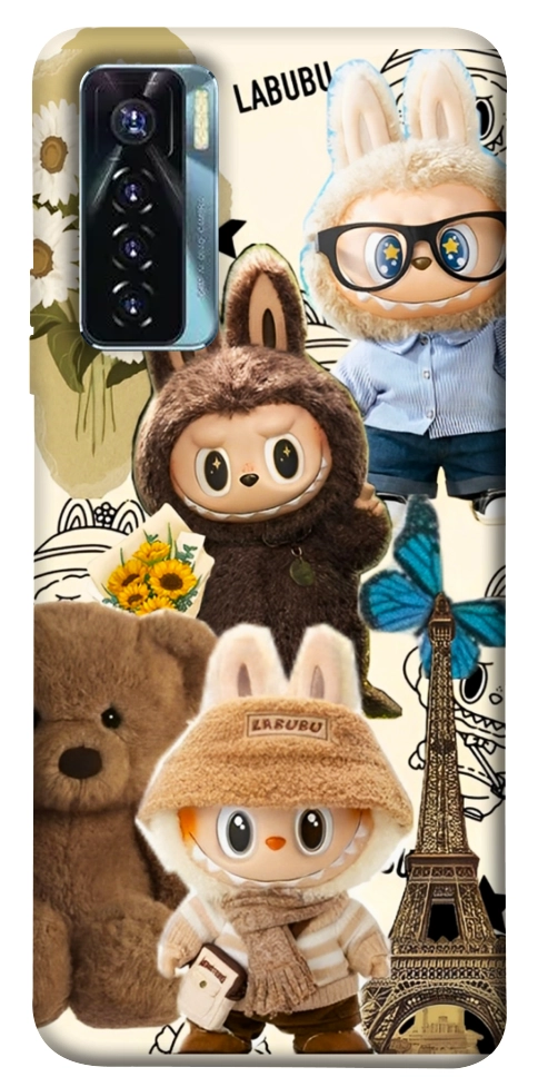 Чехол Labubu mood для TECNO Camon 17 Pro