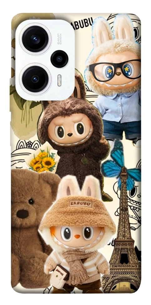 Чохол Labubu mood для Xiaomi Poco F5