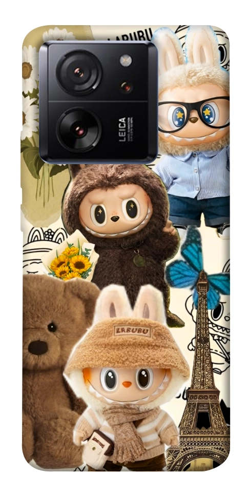 Чохол Labubu mood для Xiaomi 13T